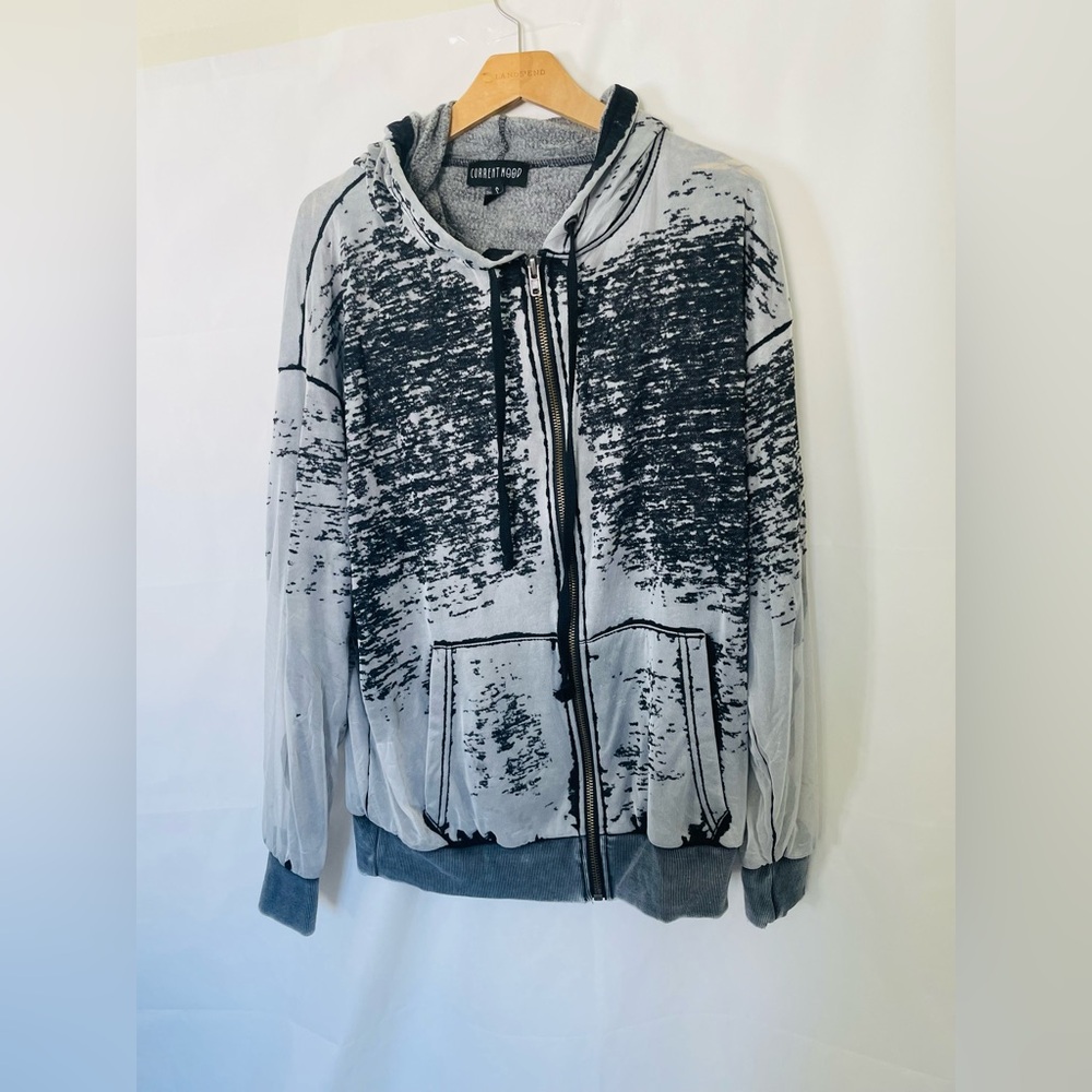 Dolls kill current mood COULDN’T CARE LESS ZIP-UP HOODIE S